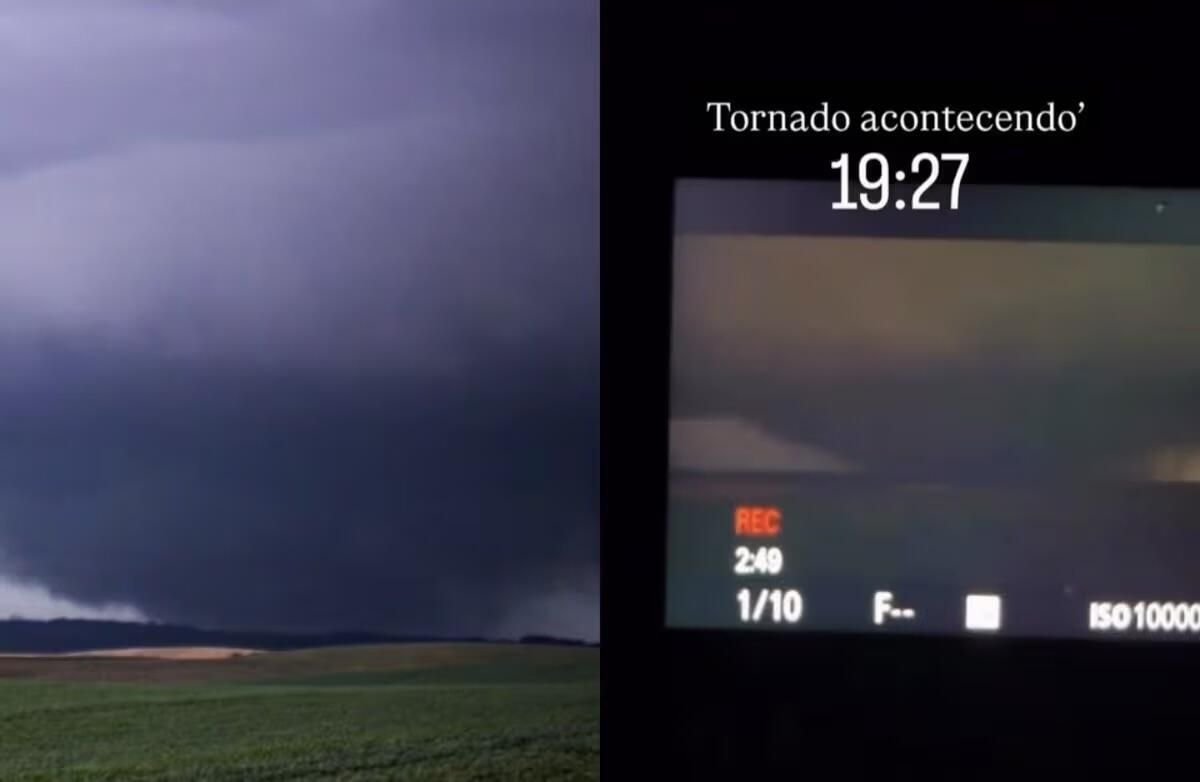 Tornado é confirmado em Campo Erê durante temporais no Oeste de SC