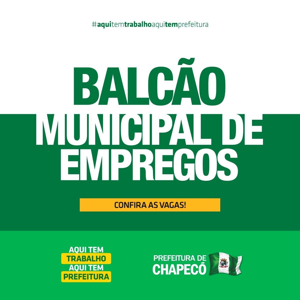 Balcão de Empregos de Chapecó oferece 1,3 mil vagas nesta semana
