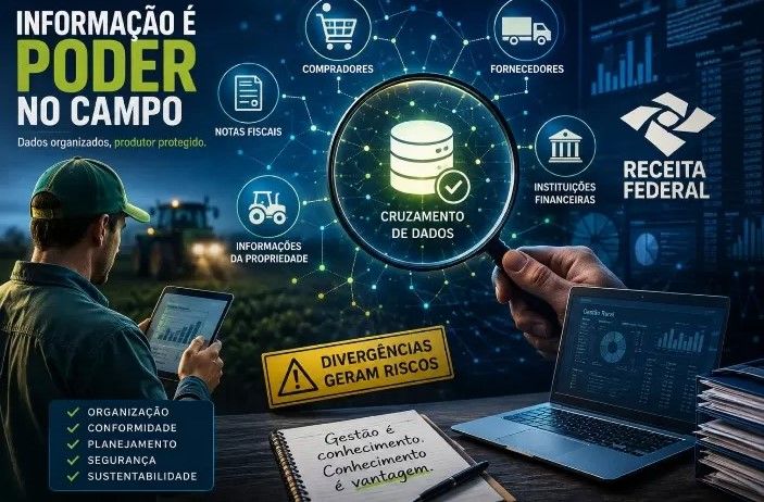 Receita Federal altera fiscalização digital para produtores rurais