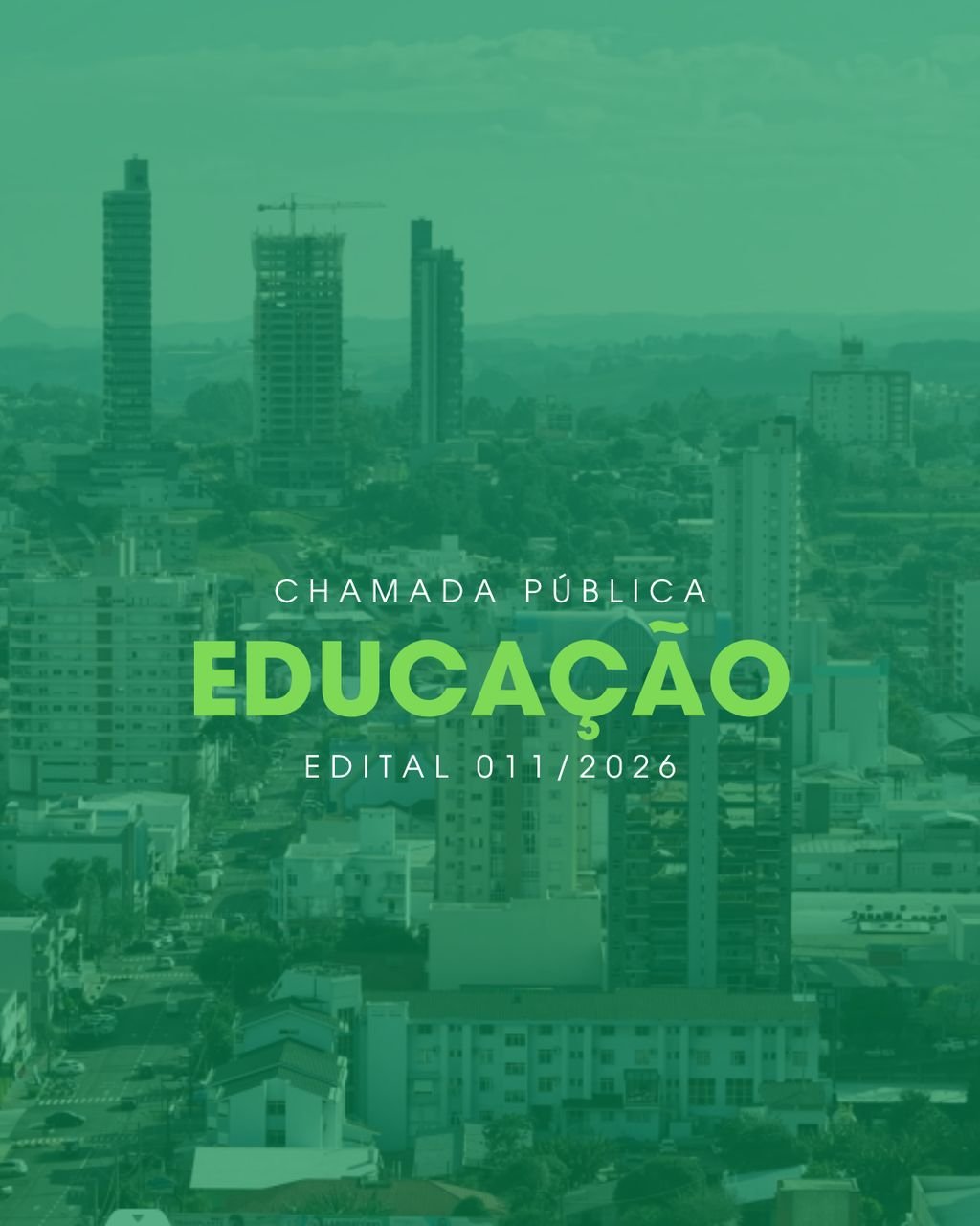 Prefeitura de São Miguel do Oeste publica Edital da 8ª Chamada Pública para a Educação