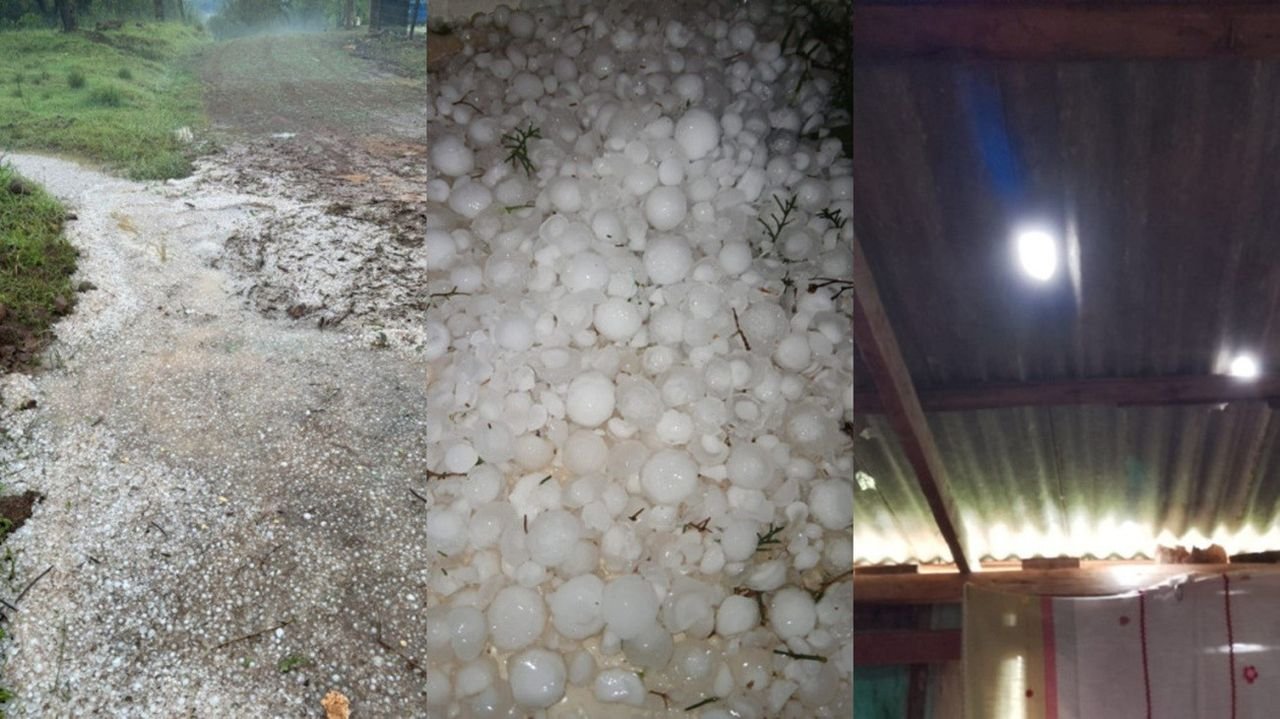 Granizo causa danos em mais de 3 mil casas em Santa Catarina