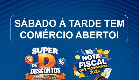 Comércio de Guaraciaba terá horário ampliado neste sábado