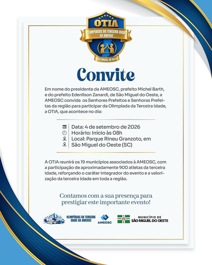 OTIA 2026 reúne cerca de 900 atletas da terceira idade no Extremo Oeste