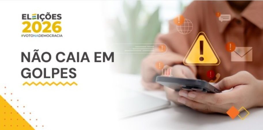 TSE alerta sobre golpes com mensagens falsas sobre pendências eleitorais