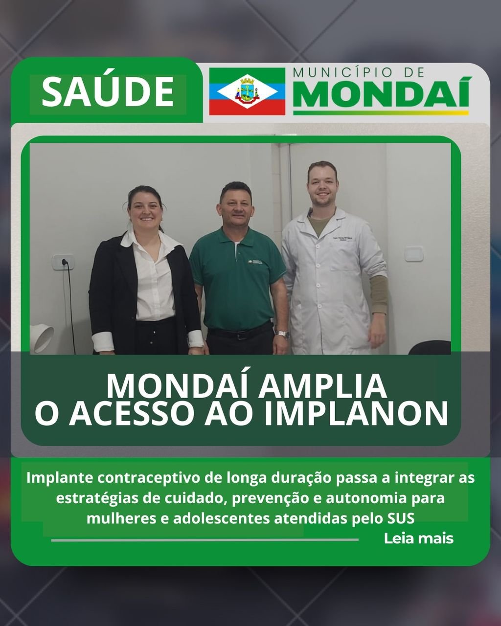 Mondaí amplia acesso ao Implanon para saúde reprodutiva