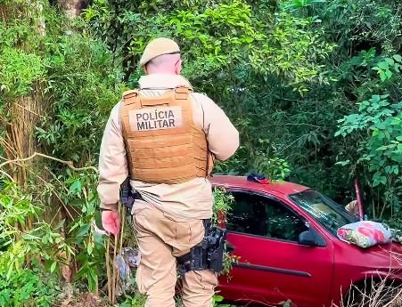 Fuga termina em acidente e prisões em São Miguel do Oeste
