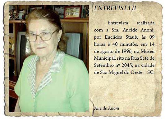 Revendo o Passado - Por Euclides Staub