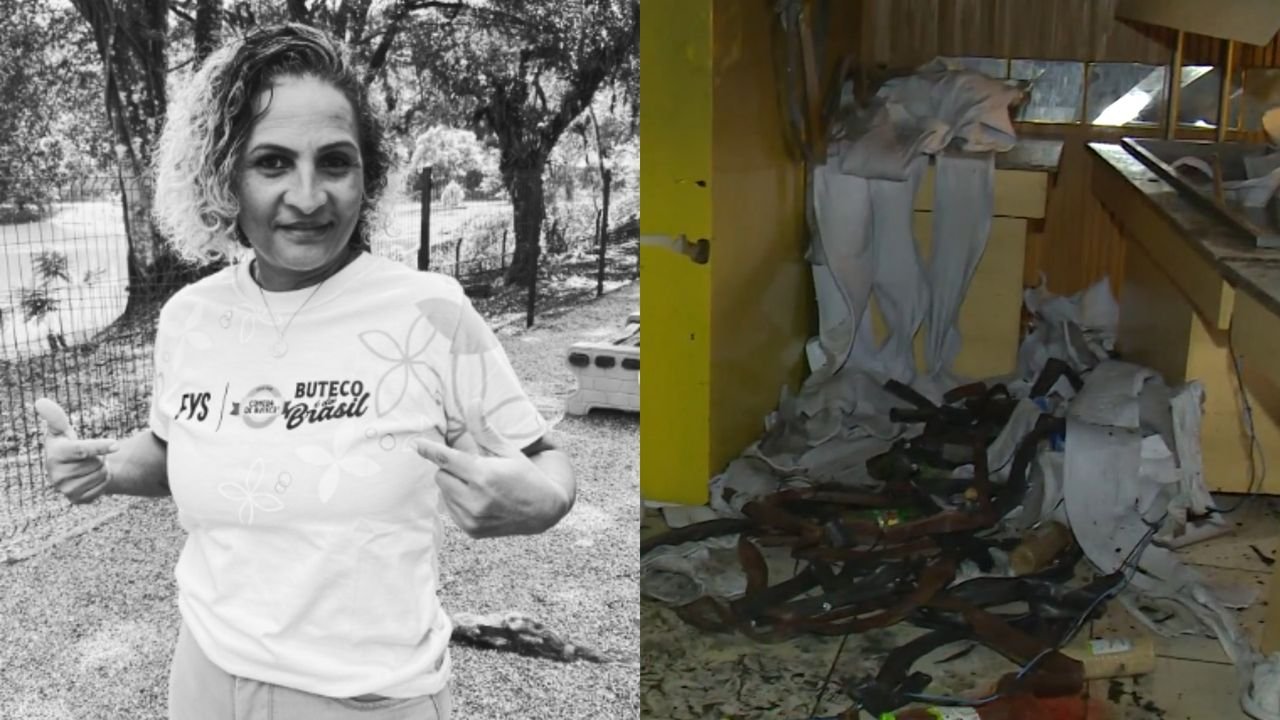 Dona de restaurante incendiado em SC morre após 8 dias internada