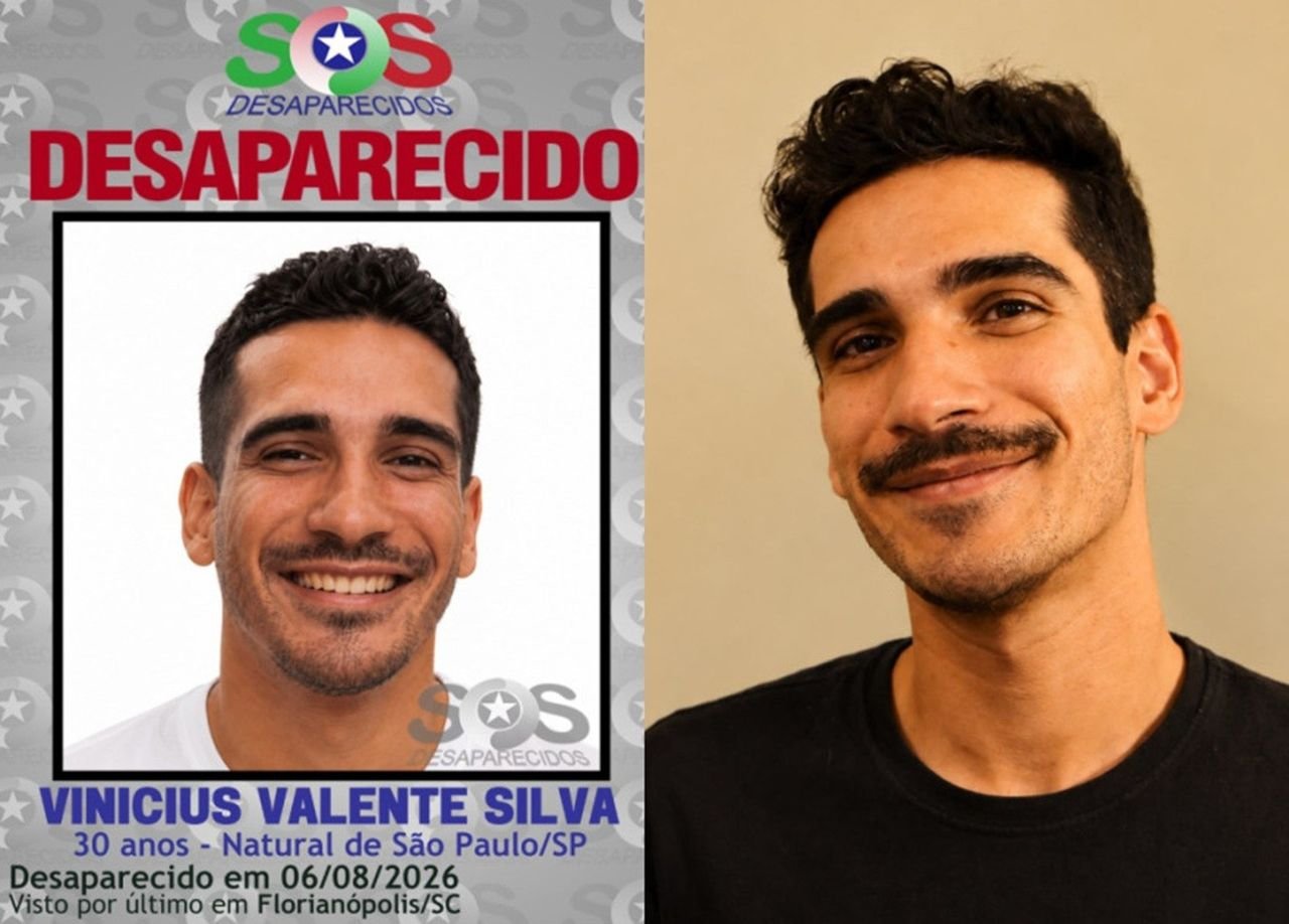 Justiça autoriza quebra de sigilo bancário de paulista desaparecido em Florianópolis