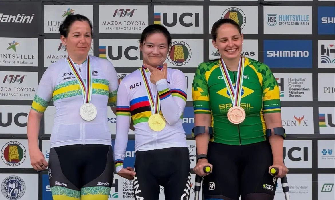 Brasil conquista cinco medalhas no Mundial de paraciclismo de estrada nos EUA