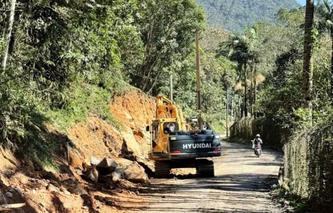 Itapema amplia estrada no Alto Areal com alargamento e melhorias