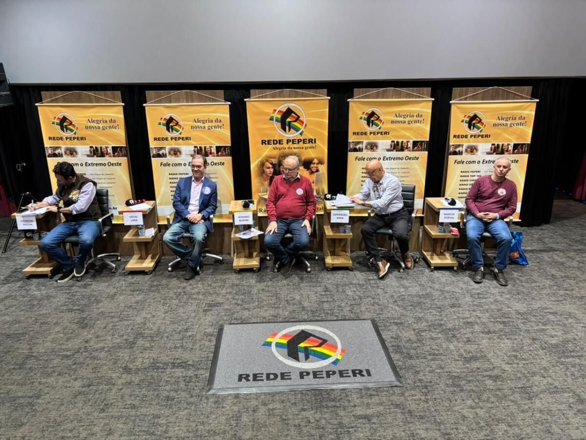 Começa debate da Rede Peperi com candidatos ao Senado por SC