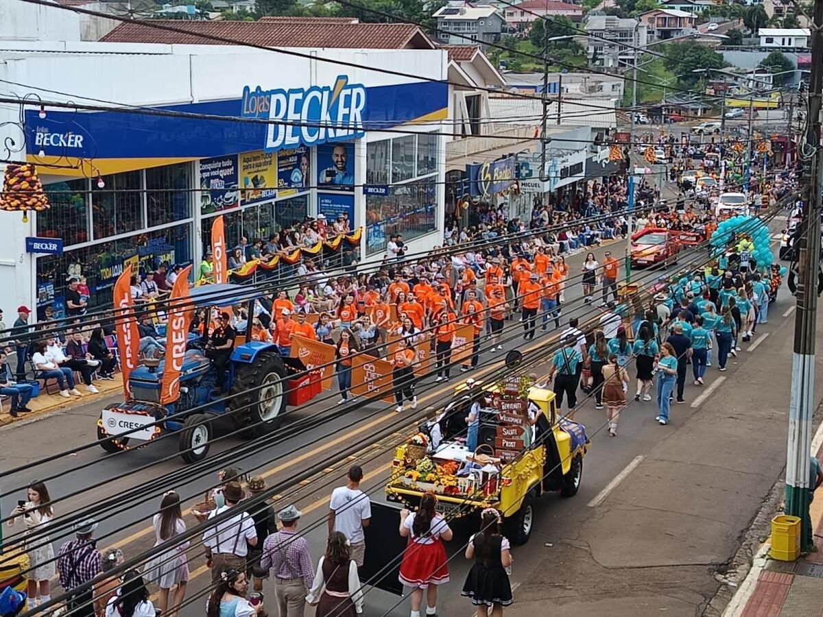 Grande público prestigia desfile da Kerb-Fest em Iporã do Oeste