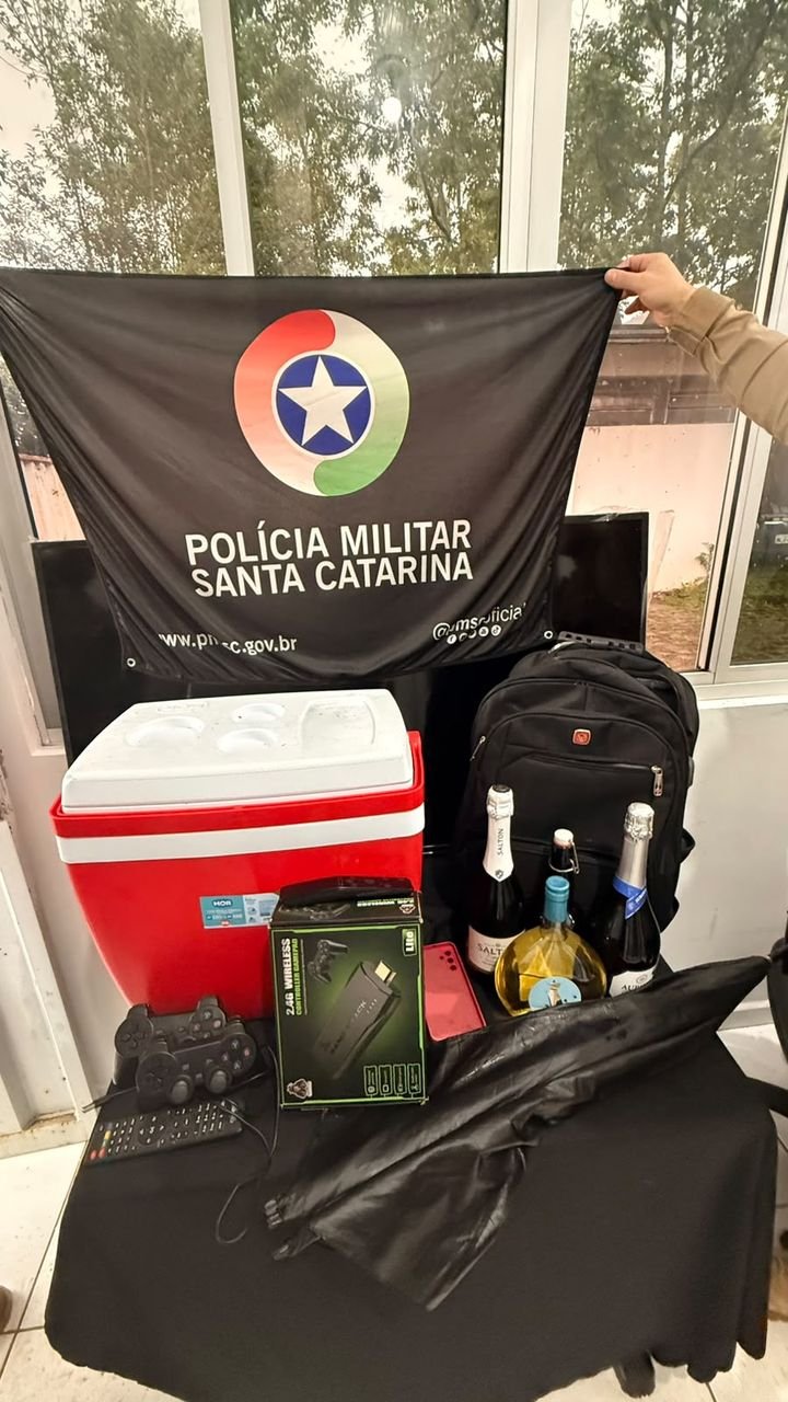 Homem é preso após furtar residência e vender objetos em São Miguel do Oeste