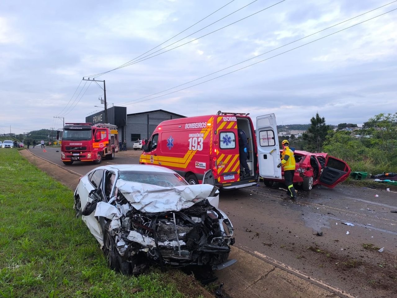 Motorista é preso após acidente grave na BR-163 em SC