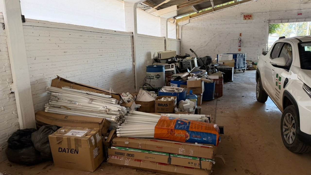 São Miguel do Oeste destina 4,5 toneladas de resíduos eletroeletrônicos e 2,4 mil lâmpadas
