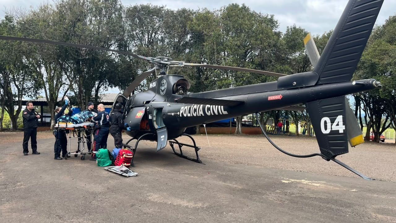 Idoso que esfaqueou esposa morre após se ferir em Chapecó