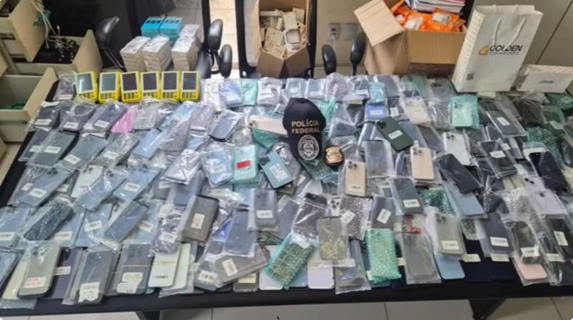 PF deflagra Operação Conexão Paralela contra importação clandestina de celulares