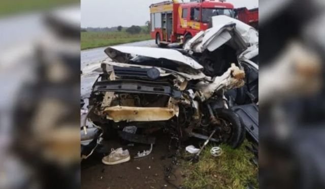 Duas pessoas morrem em grave acidente na BR-470 em Campos Novos