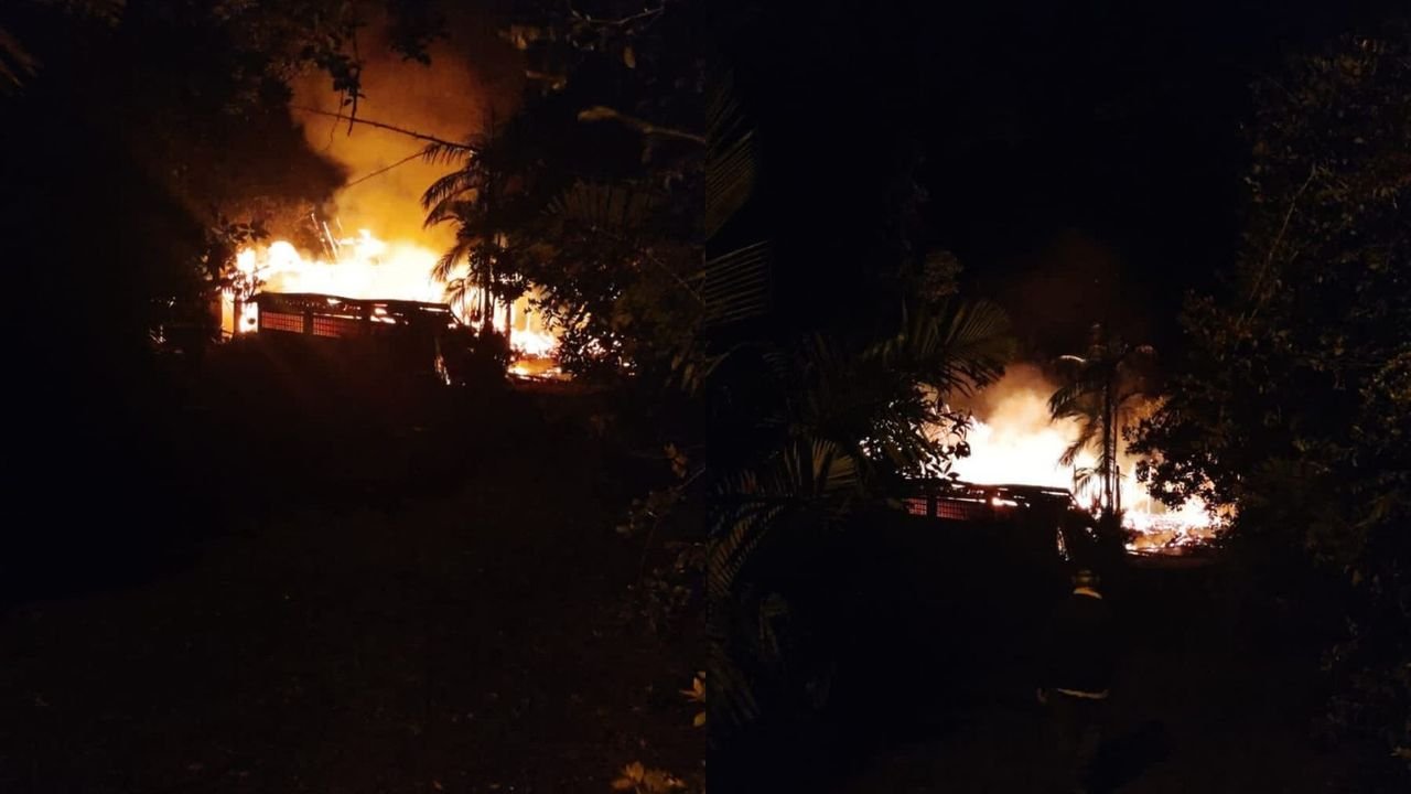 Dois idosos morrem em incêndio que destruiu casa no Vale do Itajaí, SC