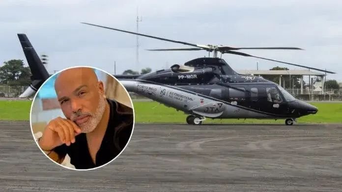 Helicóptero com cantor Rick desaparece durante trajeto para almoço em SC
