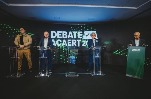 Debate da Acaert reúne candidatos ao governo de SC e discute saúde, energia e infraestrutura