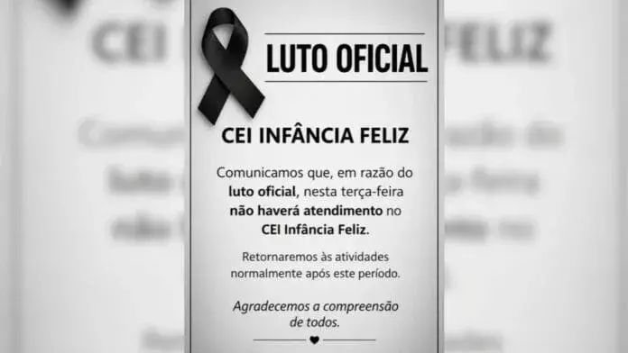 Criança de 1 ano morre em creche em Laurentino, SC