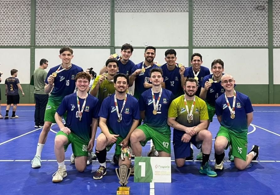Maravilha é campeã da fase regional dos Jogos Abertos de Santa Catarina no voleibol masculino