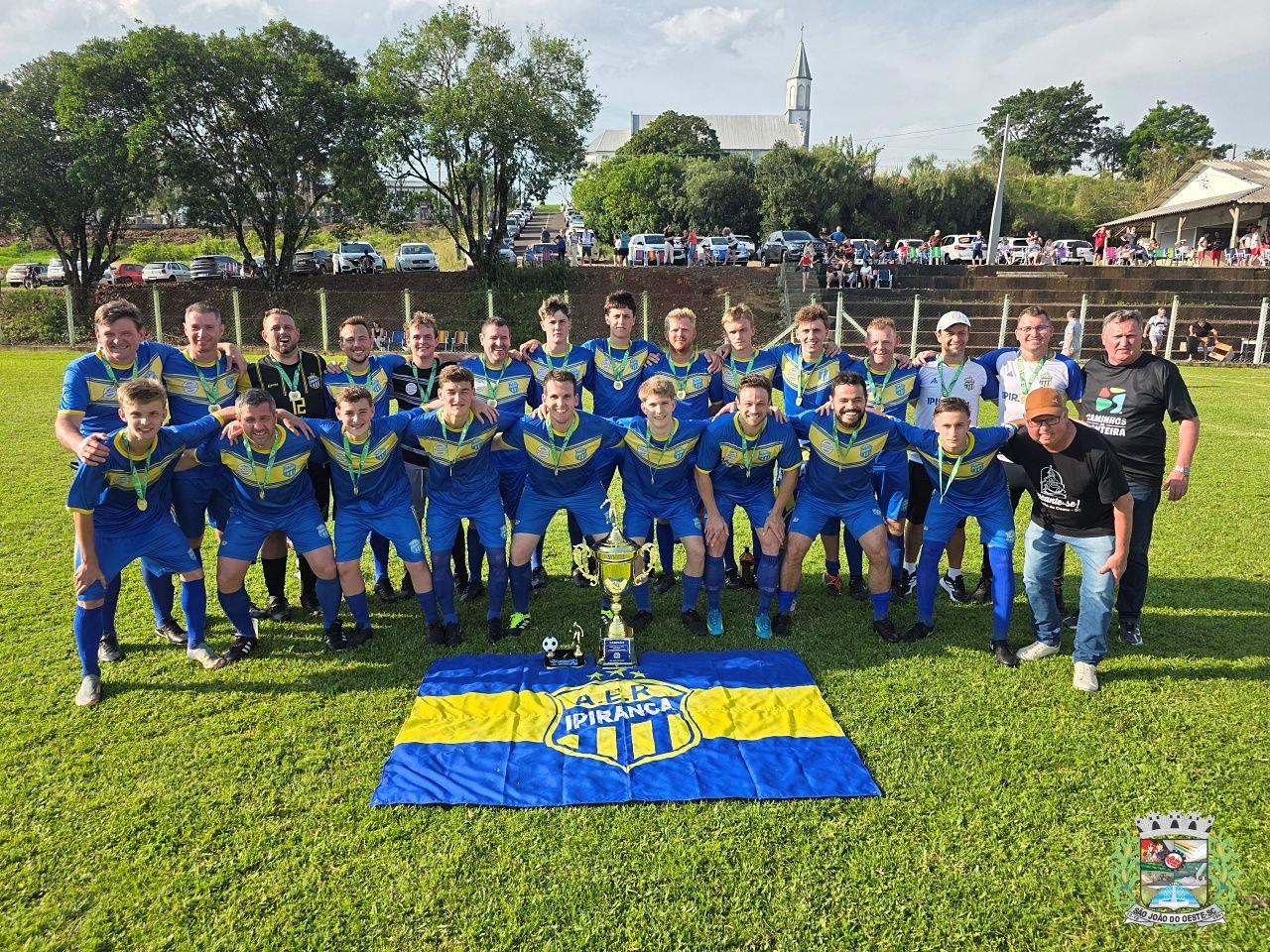 Ipiranga conquista título da categoria aspirante em São João do Oeste