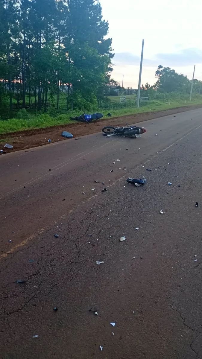 Homem de 51 anos morre em colisão de motos na Ruta Provincial 201 em Concepción de la Sierra