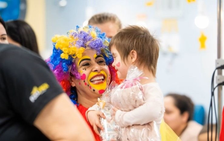 Hospital Regional do Oeste em Chapecó celebra Dia das Crianças com atividades lúdicas