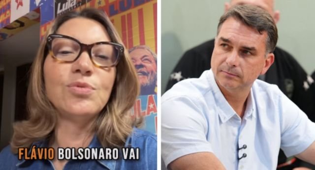 Flávio Bolsonaro aciona TSE contra Janja por vídeo com críticas a seu governo