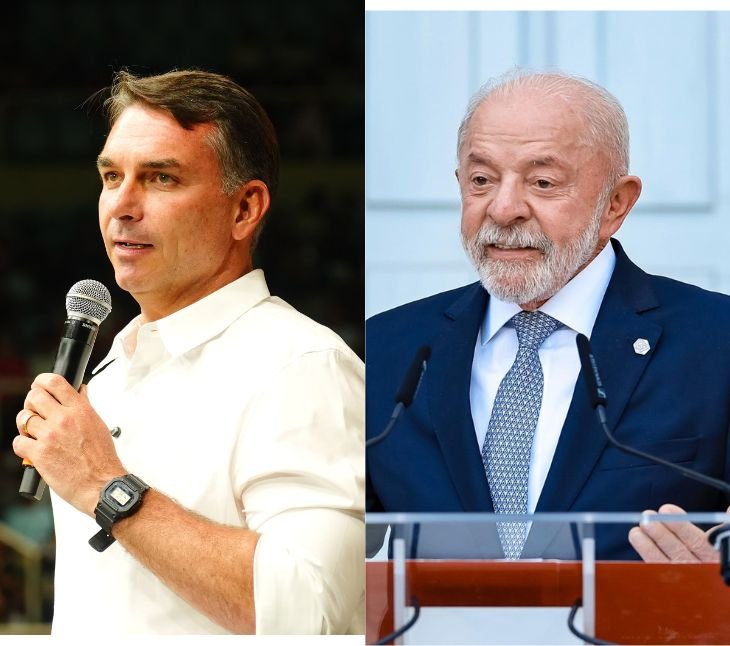 Flávio Bolsonaro e Lula empatam em pesquisa eleitoral antes do 2º turno