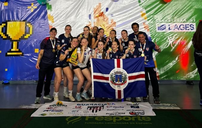 Guaraciaba vence Lages e conquista título estadual da OLESC no voleibol feminino