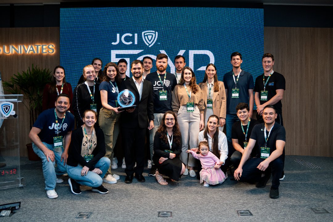 JCI São Miguel do Oeste conquista quatro premiações nacionais e sediará convenção em 2027