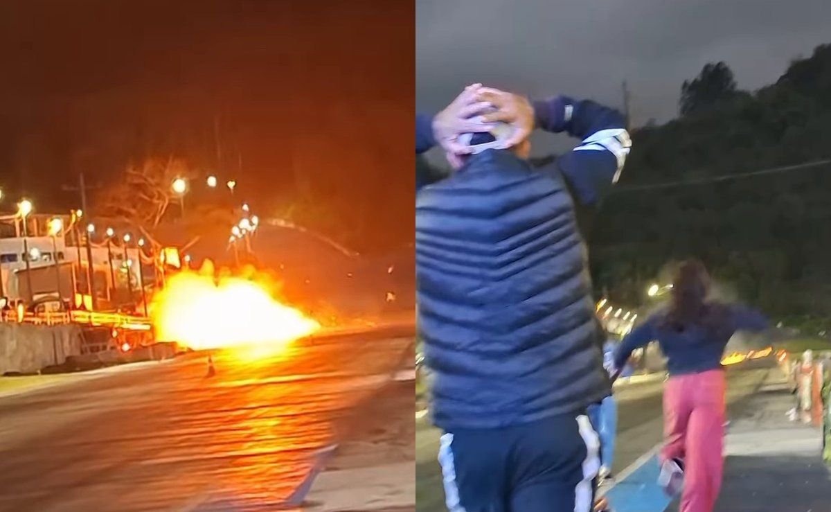 Piloto Zuar Maciel escapa ileso após Opala explodir em prova de arrancada em BC