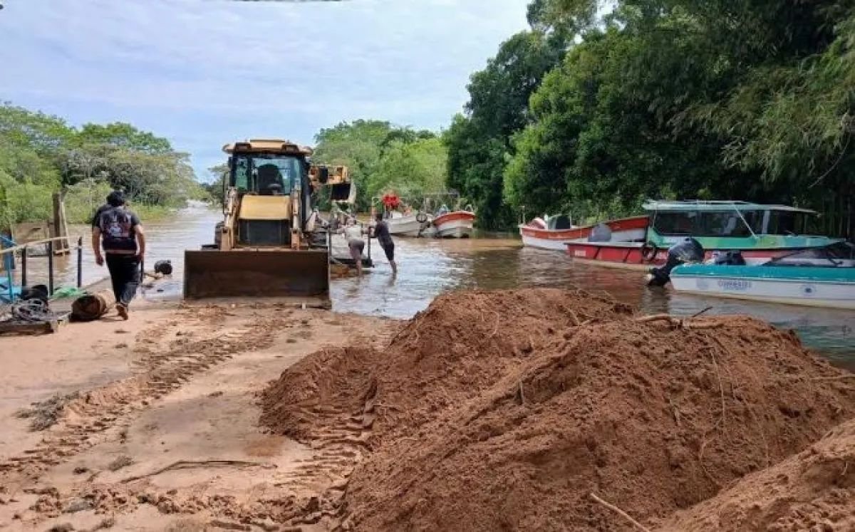 Crescimento do rio Paraná afeta Isla Apipé e provoca assistência a produtores locais